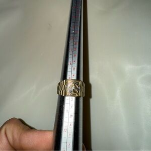 14K Men Gold Ring 💍🐎